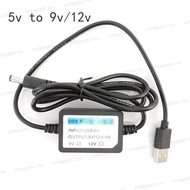 USB type a male Power Boost connector Cable 5V to 9V/12V 1A 5.5 x2.5mm Step UP Module Converter Char