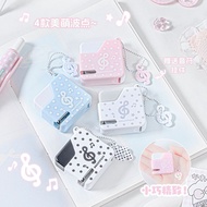 ROSYPOSY Soft Set Polka Dot Small Sugar Cube Stapler Small Mini Stapler High-value Student Stationer