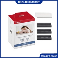 （Stok sedia）Canon KP-108IN Selphy RP-108IN Set Kertas Foto Dakwat Warna 3115B001(108pcs)