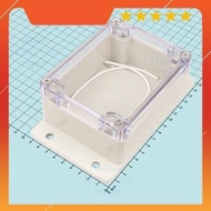 Waterproof Plastic Box with Transparent Lid 115x90x55 with Ear IoT Maker 90