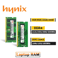 Hynix-laptop ram memory 32GB 16GB 8GB 4GB DDR4 DDR3 DDR3L PC4 PC3 2133P 2400T 2666V 3200A 1333 1600 