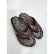 REAL CROCODILE SKIN CLIP-SANDAL SLIPPERS CS