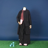 Nusseyba - Wafiyya Set Sporty - Jaket & Rok Wanita Parasut - Skirt Olahraga Nyaman Anti Angin - Oute