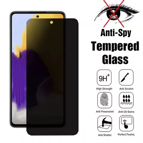 3D Privacy Tempered Glass For TCL 10 10L SE 20E 20B 20R 20 30 30XE Flim Anti-spy Screen Protectors F
