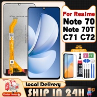 For Realme Note 70 / 70T / C71 / C72 LCD Display Screen + Tempered Glass + Glue + Tools
