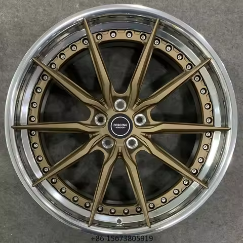 Genuine 2-Piece Forged Aluminum Alloy Wheels Hubs Custom 17-26 Inch Multi-Spec Alloy Rims with 35mm 