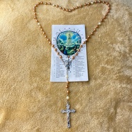 Rosary: w/ Pocket Guide Rosary; Size: 18 Inches Long;