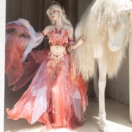 Hanfu Butterfly Design - Dunhuang Inspired Elaborate Embroidery Set