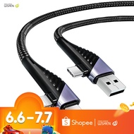 WSKEN 4-in-1 Charging Cable PD 65W Fast Charging 5A USB C to Type C Compatible iPho/Android/Laptops