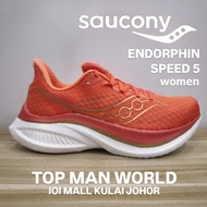 Saucony Endorphin Speed 5 women / CORAL SALMON / NYLON PLATE RUNNING SHOE