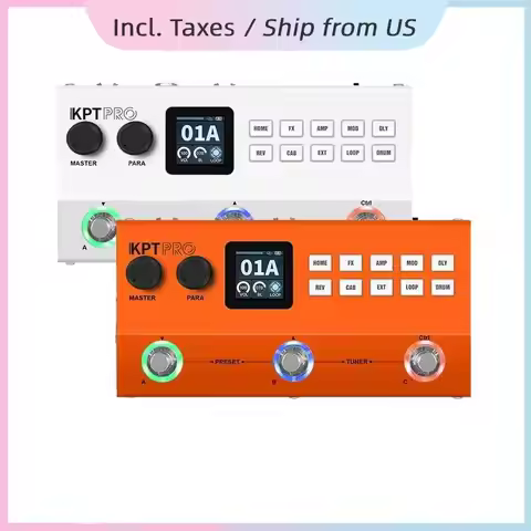 [Incl. Taxes] Yuimer KPT PRO Guitar Bass Multi-Effects Processor TANK-G Upgraded KPTPRO Effect Pedal