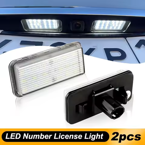 2pcs Canbus Led Number Plate Light For Lexus LX470 LX570 Toyota Land Cruiser 100 200 Prado 120 Reiz 