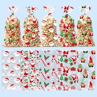 < Qiaozhi > 50pcs Christmas Flat Bag Packaging Snack Candy Gift F221,