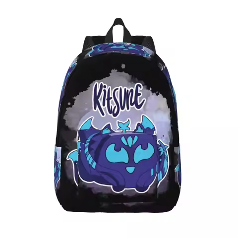B-Blox Kitsune Fruits Backpack for Men Women Cool Student Work Daypack Game Cartoon Laptop Computer 