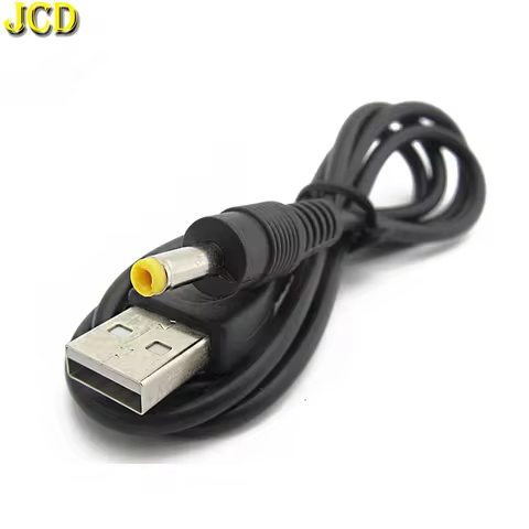 JCD USB To DC 4.0x1.7mm Plug 5V Power Charge Cord Charging Cable For PSP 1000 2000 3000 PSP1000 PSP2