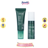 NPURE Spot Treatment Acne Spot 20gr / Dark Spot 5ml BPOM Centella Asiatica