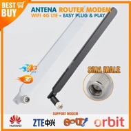 Antena Modem ORBIT STAR 2 Z1 Pro B593 B312 B311 B818 Router Huawei ZTE - Hitam