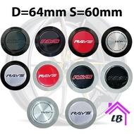 RAYS Style 60MM Wheel Center Cap – Sport Rim Cover | High Quality Hub Cap Replacement