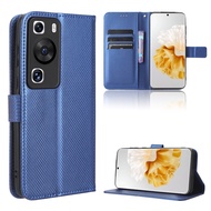Huawei P60 Casing Flip Phone Holder Stand Case Huawei P60 Pro Case Wallet PU Leather Back Cover