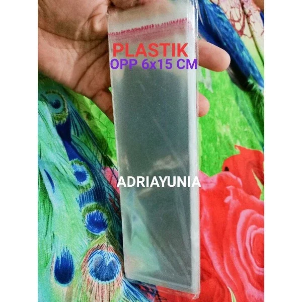 Plastik Opp 6x15 Food Grade - Plastik Opp 6 x 15 Souvenir