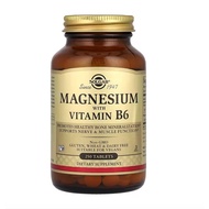 [Magnesium + B6] Solgar Magnesium with Vitamin B6 x 250 (Tablets) Tablets