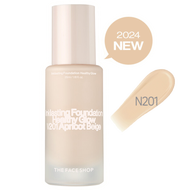 Kem nền hiệu ứng căng bóng lâu trôi The Face Shop Ink Lasting Foundation Glow SPF30 PA++ 30ml che kh