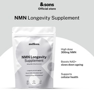 andSons NMN & Resveratrol Supplement | Anti-Ageing NAD+ Booster (30s)