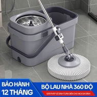 KITIMOP KS360 360 Degree Rotating Mop, Smart Self-Winging Mop Bucket, 360 Degree Rotating Mop Brush