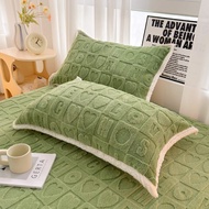 Sprei Tebal Anti Geser Sprei Motif Love Timbul Bahan Bludru Halus Lembut Kualitas premium