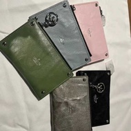 GROTTO GROTTO Wallet Vegetable Tanned Sheepskin Genuine Leather Women's Card Holder Card Holder Wall