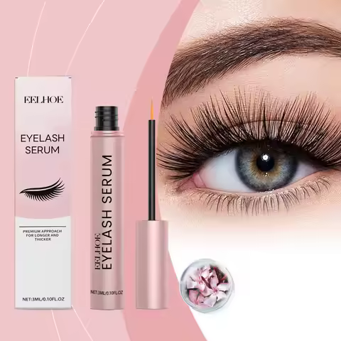 EELHOE Mascara Moisturizing Essence Lengthen Lash Promote Eyelashes Growth Thicker Curlier Prevent B