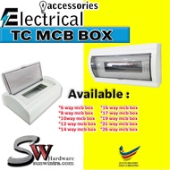 TC PVC MCB DB Box 6 Way 6 way | 8way | 10way| 12way | 14way | 17way | 21way AND 26way PVC MCB Box / 