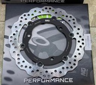 西班牙 NG Brake Disc 前浮動浪花式碟盤  適用車種：YAMAHA FORCE 2.0 AUGUR