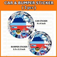 Team Sabah - Car Sticker & Bumper Sticker/Motor Sticker