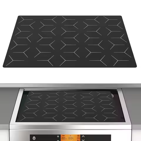 Induction Hob Protector Mat Dust-proof Stove Cooktop Mat Nonslip Induction Cooker Cover Multifunctio