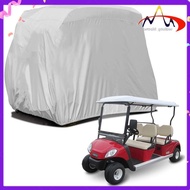 4 Passenger Golf Cart Cover 210D Oxford Waterproof Dustproof Roof Enclosure Rain Cover for EZ GO, Cl