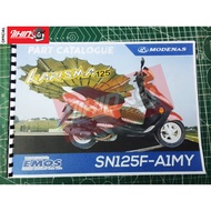 Modenas Karisma 125 (SN125F-A1MY) PARTS CATALOGUE