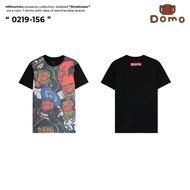 Original Copyright T-Shirt With Domo Cartoon Pattern