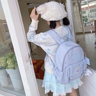 Sanrio Cinnamon Dog Melody Kuromi กระเป๋าเป้สะพายหลัง ผ้าแคนวาส ของแท้ สําหรับเด็กผู้หญิง