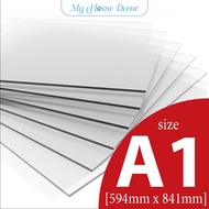 *Size A1* Arcylic Sheet/Papan Perspek/亞克力板-Grade AA