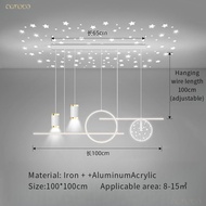 Dining Room Chandelier Modern malist Dining Table Lamp Scandinavian Light Luxury Long Dining Pendant