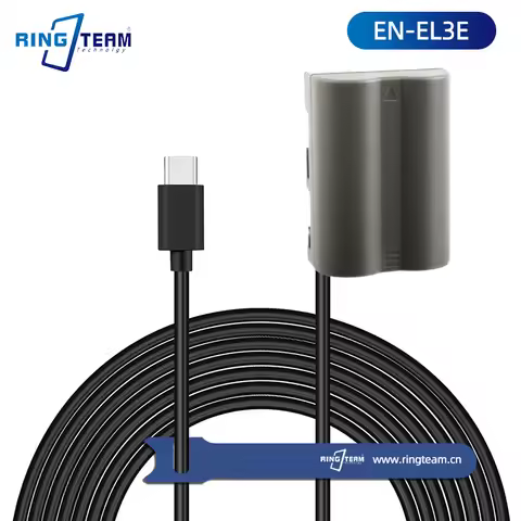 EN-EL3E Type-C Dummy Battery ENEL3E EN EL3E Type C DC Coupler for Nikon Camera D50 D80 D70 D90 D300 