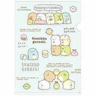 角落小顆伴 - 角落生物文件夾A4 角落小夥伴A4文件夾 (blue) Sumikko Gurashi 文具文件收納夾 文件夾 File & Folders (日本文具) 平行進口