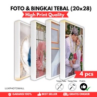 (Saving Package) Photo Print + Waterproof Frame Fade-Resistant Wedding Frame Block 10r 16r 20R 20x30