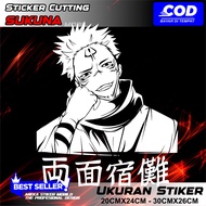 Sukuna Stickers, Cool Anime Sukuna Cutting Stickers