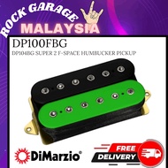 DiMarzio DP100FBG Super Distortion F- Spaced Pickup - Black/Green (DP100F BG/DP100F-BG)