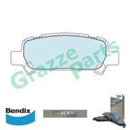 Bendix Metal King Titanium Disc Brake Pad Rear for DB1379 Subaru Impreza EJ15 EJ16 EJ20 Forester EJ2