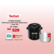 Tefal Home Chef Smart Multicooker (6L) [Free SS Inner Pot] CY601 + XA622D