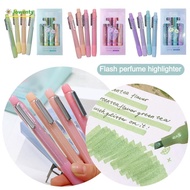 JOWENTY 4Pcs Colorful Gel Pen Set, Mark Key Points Color Glitter Highlighter, High Quality DIY Art C