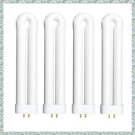 [h5bl3j6wj.ph] 4 Pack Bug Zapper Replacement Light Bulb U Shaped Twin Tube Bulb for Outdoor Mosquito